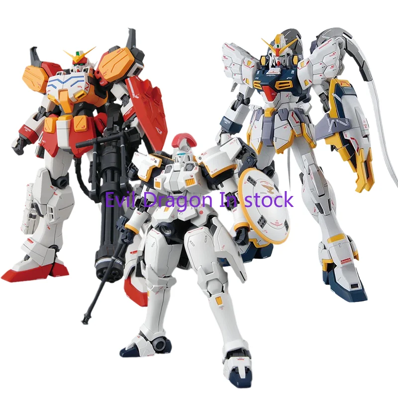 Bandai ต้นฉบับ GUNDAM อะนิเมะรุ่น MG EW แขน Cusutom Sandrock Tallgeese GUNDAM Action Figure ประกอบของเล่นของขวัญสําหรับเด็ก