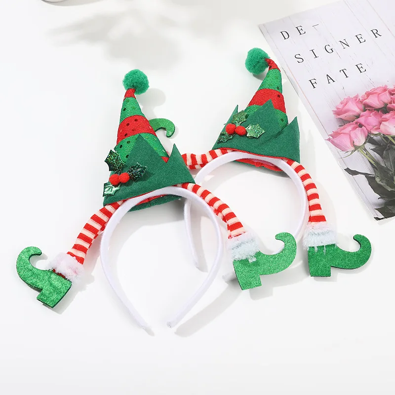 Christmas Decorations Hair Bands Holiday Gatherings Christmas Parties Hair Decorations Christmas Elf Hair Bands