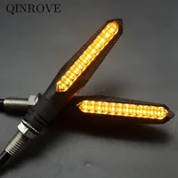 Intermitentes LED para motocicleta, luz indicadora intermitente acrílica ABS de 12V Universal para KTM 125 250 390 CFMOTO 150 250 450NK