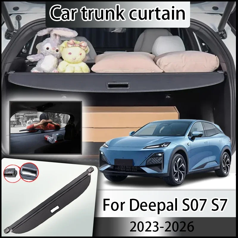 

Car Trunk Blind For Changan Deepal S07 2025 S7 Accessories 2023 2024 2026 Rear Boot Trunk Roll Cover Partition Security Shield