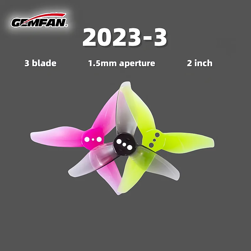 

Gemfan 2023 three bladed 2-inch propeller 3-bladed 2-inch paddle blade tooth pick machine Special precision handling