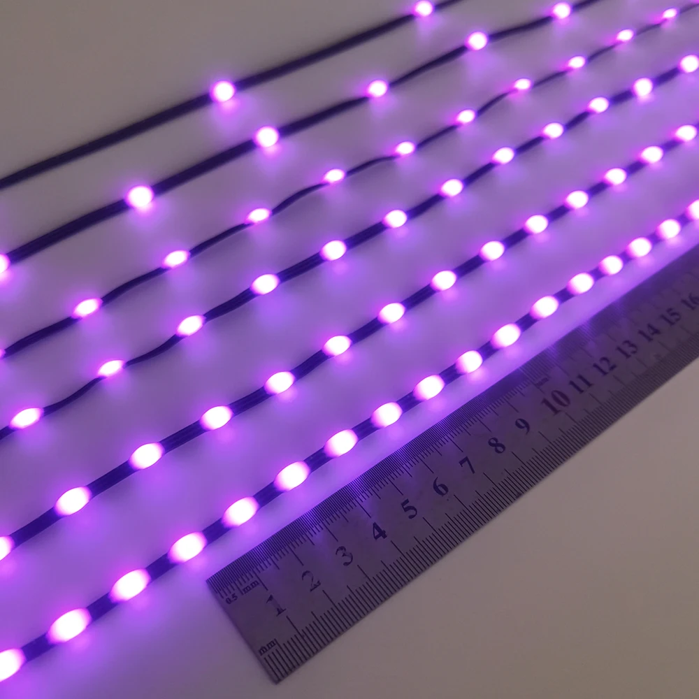 DC12V Seed Pixels Intelligent pixels 3channel RGB lights WS2811 WS2812 LED Pebble Pixel String Light RGB Addressable Full Color