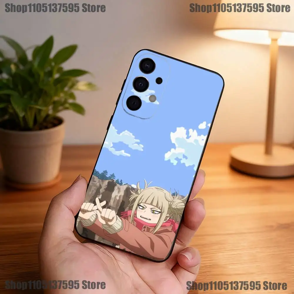 Custodia per telefono Anime Toga Himiko per Samsung S25,S24,S21,S22,S23,S30,Ultra,S20,Plus,Fe,Lite,5G Cover nera