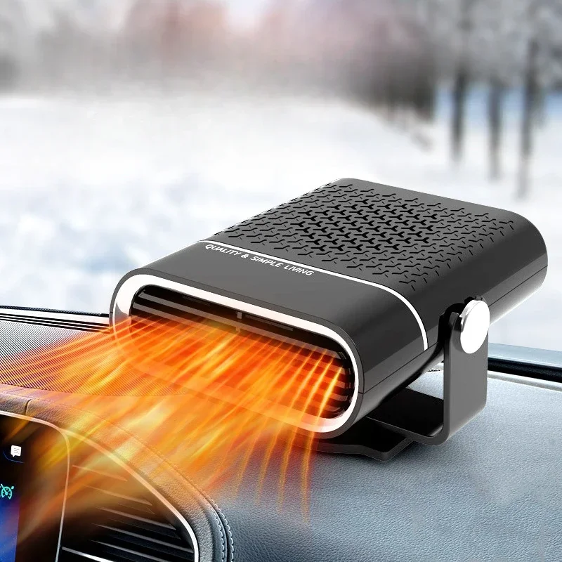 

12V/24V Portable Electric Car Heater Fan Fast Heating Window Windshield Defogging Defrosting Heating Fan dashboard Heater