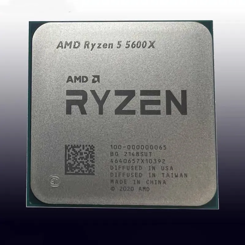 AMD New Ryzen 5 5600X R5 5600X 3.7 GHz 6-Core 12-Thread 7NM 65W L3=32M 100-000000065 Support Desktop CPU Gaming Socket AM4