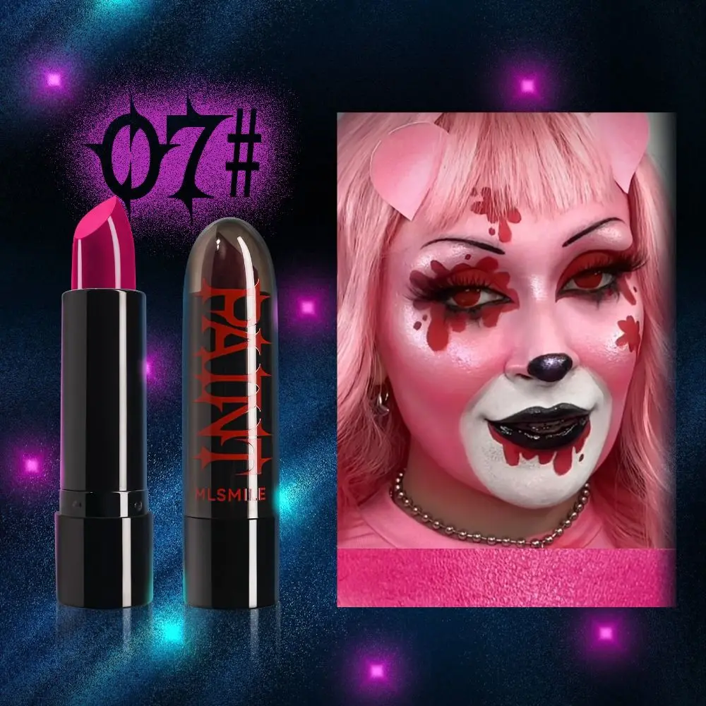 3 stuks waterdichte gezichts- en lichaamsverfstick langdurige retro Halloween lippenstift mat veilig 8 kleuren lipgloss honkbal