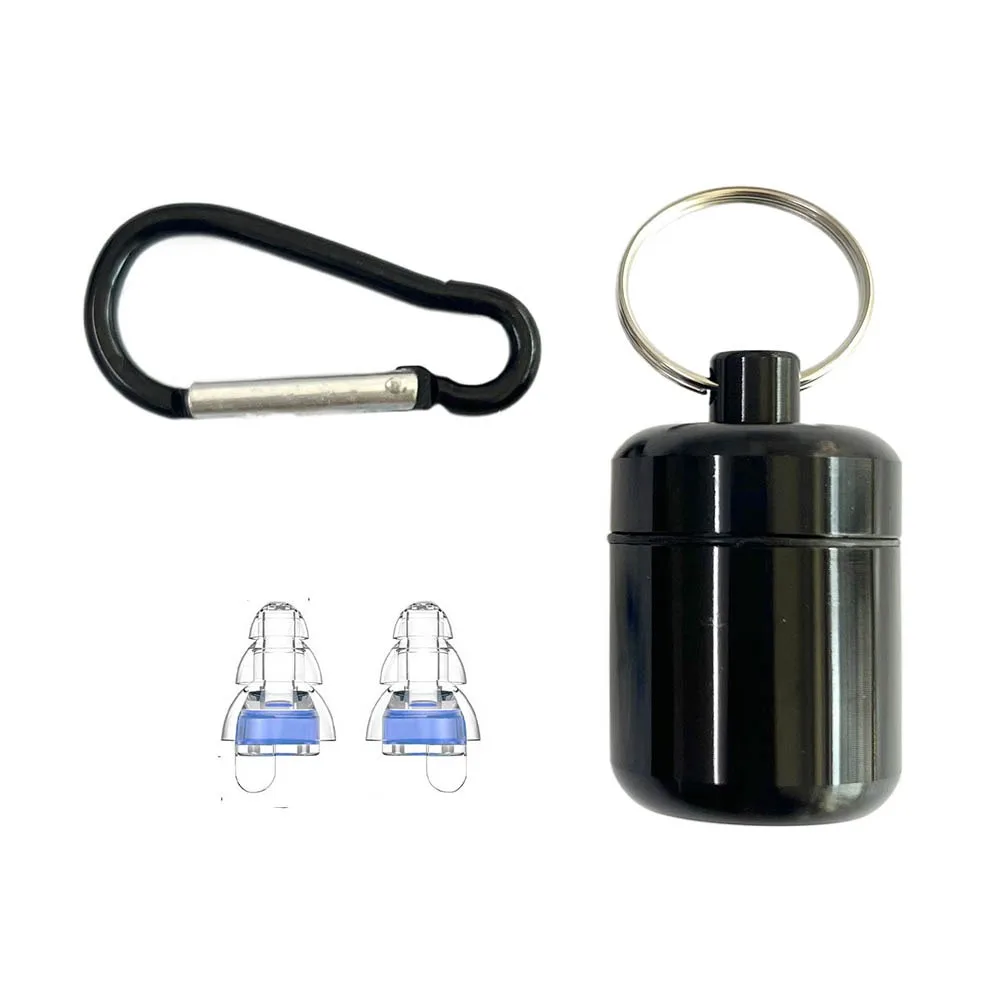 

1 Pair Reusable Noise Cancelling Earplugs Soft Silicone Ear Protection Hear Protection Earplugs Hear Safe Sound Insulation