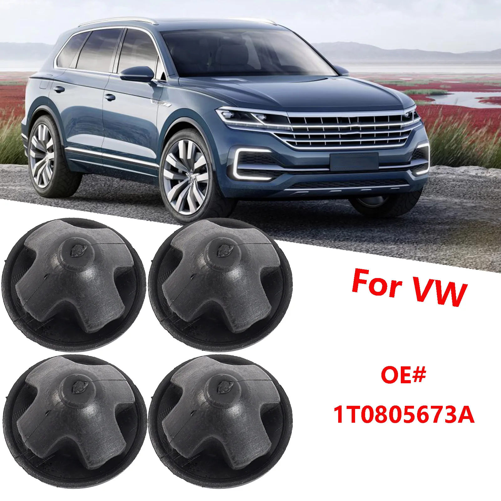 Para VW Touareg até e-up! Sistema de vácuo de borracha, junta de ilhó, tampa do motor, bucha de montagem, suspensão, compressor de ar 1t 0805673 Um