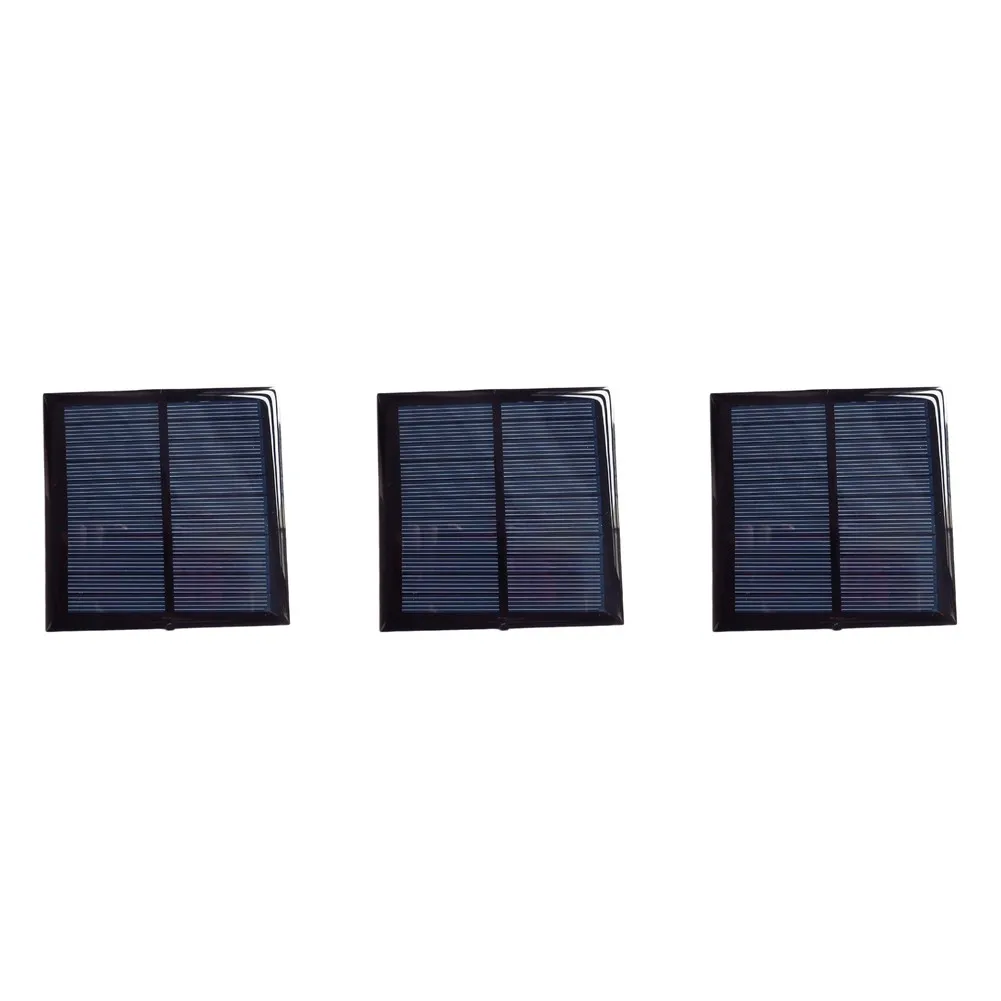 3pcs 1W 5.5V Solar Module with Polysilicon Cells and for Drip Glue for Reliable Performance in Variable Light Conditions