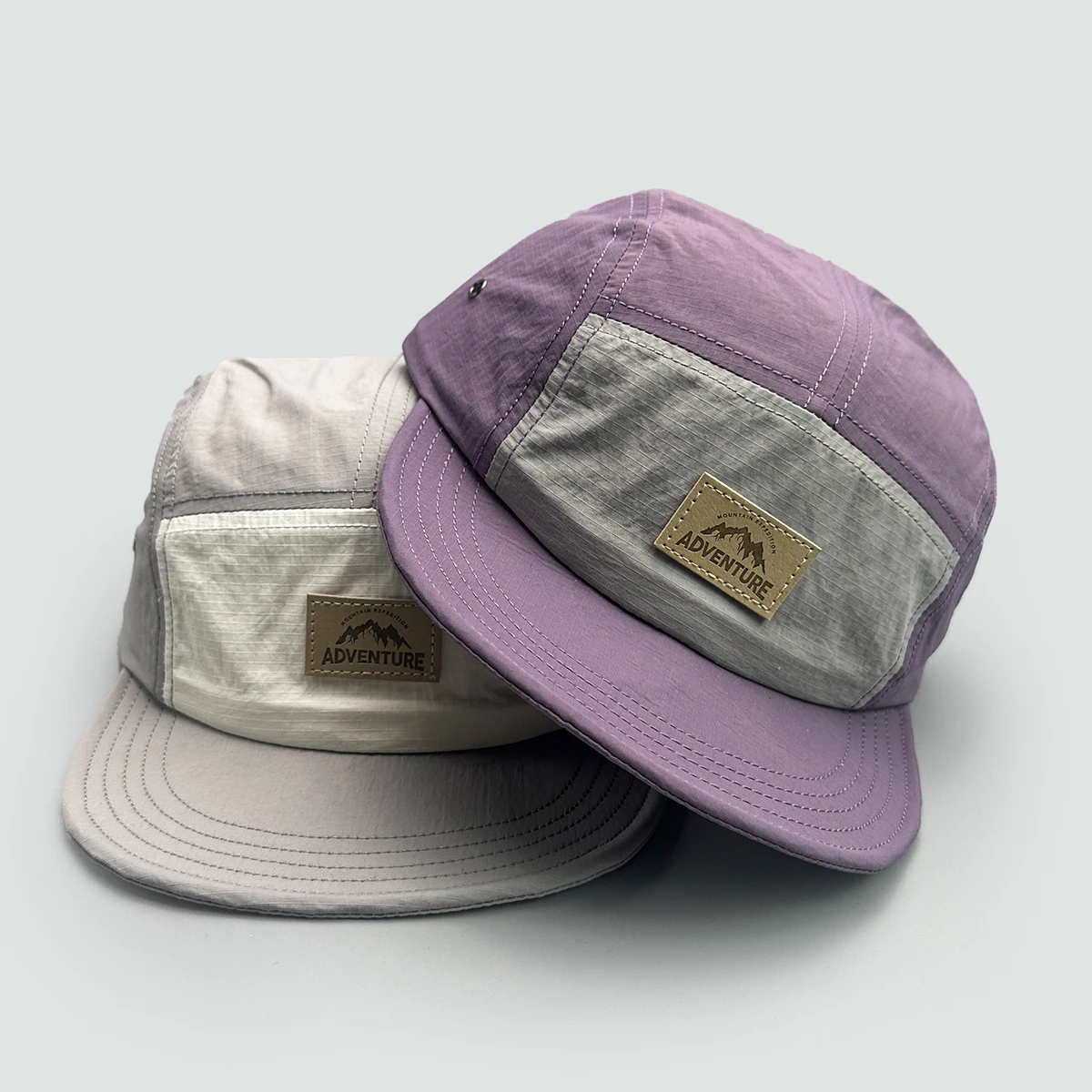 Gorras de Béisbol Unisex de Secado Rápido para Exteriores con Letras, Versátiles, de Ala Corta, a la Moda, con Protección Solar, Bloques de Color, Transpirables y con Visera
