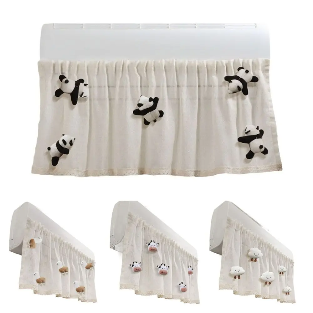

Anti-direct Blowing Air Conditioning Windshield Set Hanging-type Dust Cover Wind Guide Curtain Retractable Cute