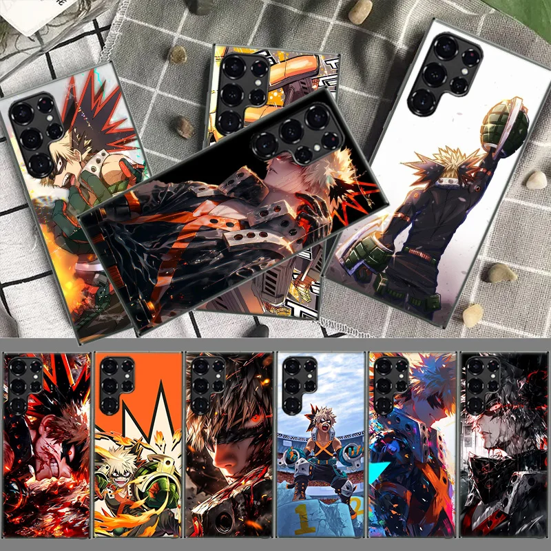 My Hero Bakugou Katsuki Cases Phone Case for Samsung Galaxy S26 Ultra S25 Edge S24 S23 FE S21 Plus S20 S22 S10 Cover TPU Capa Sh