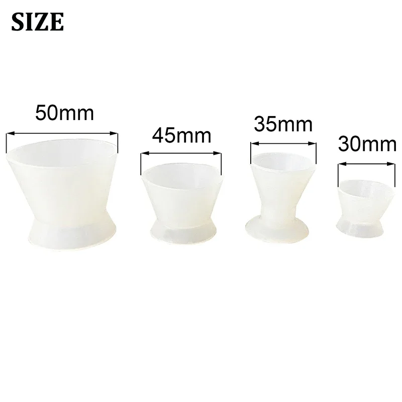 4Pcs/set Dental Materials Silicone Mixing Bowl Use Dappen Dishes Teeth Whitening Laboratory Odontologia Dentistry Dental Tools