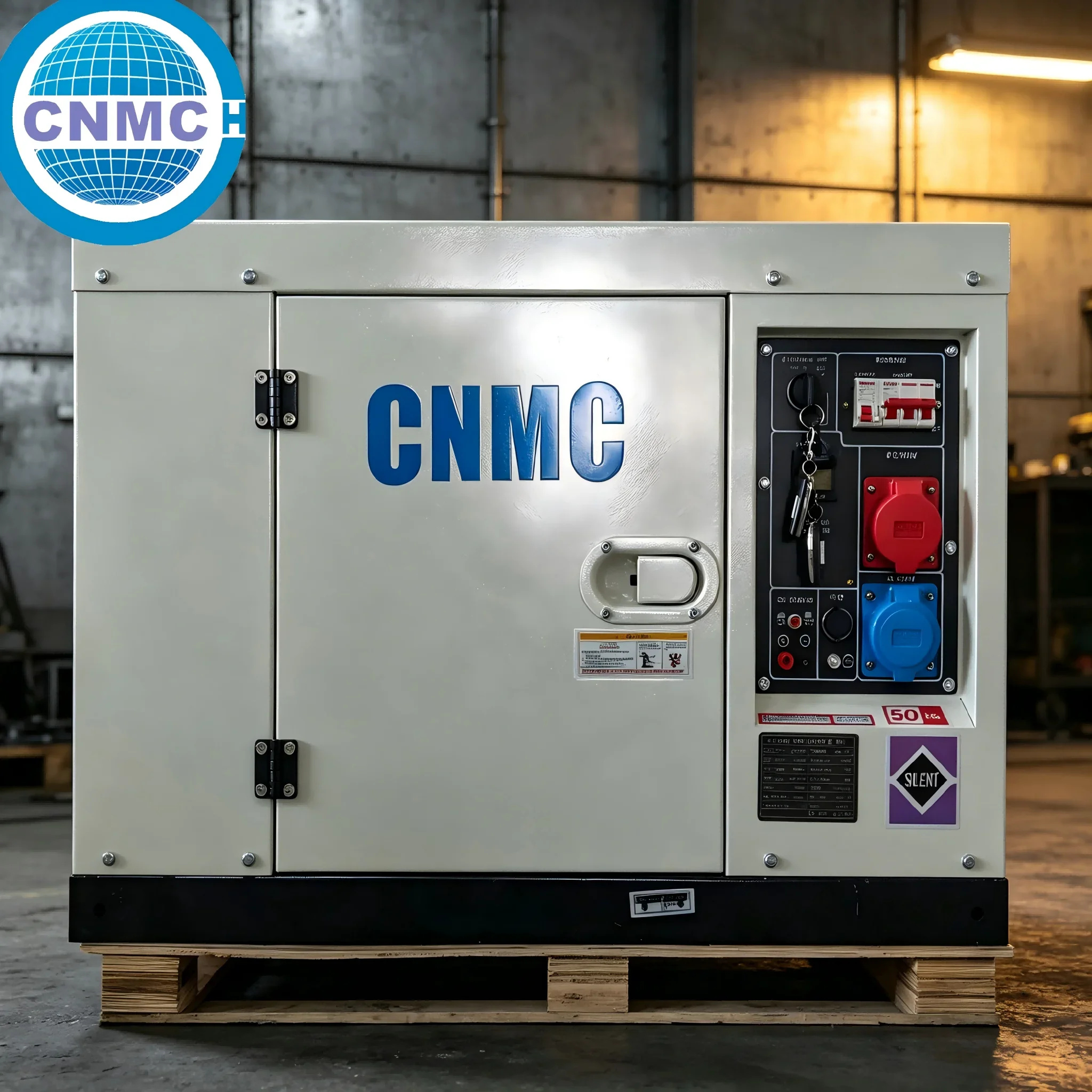 CNMC Diesel Engine Generator Quiet Generators 110V 220V 380V Generators for Home Electricity Made in China Customizable