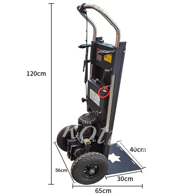 2026-260KG Electric Stair Climbing Car 500W-1200W Stair Climbing Machine Up And Down Stair Climber Folding Trolley Moving Tool