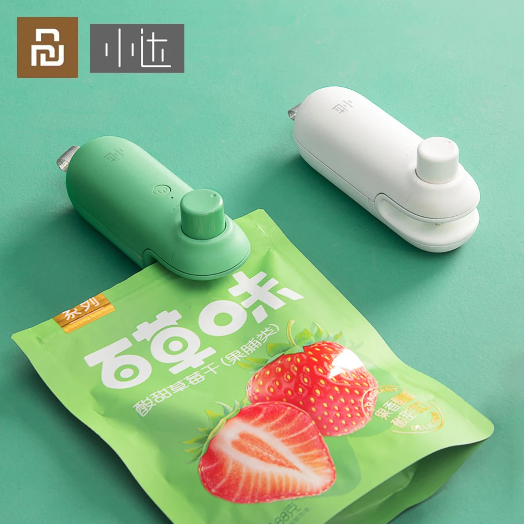 Youpin Xiaoda แบบพกพาซีล Mini เครื่องซีลอาหารขนมขบเคี้ยวพลาสติกกระเป๋าเก็บ Gadgets ครัว Bag Heat Sealer