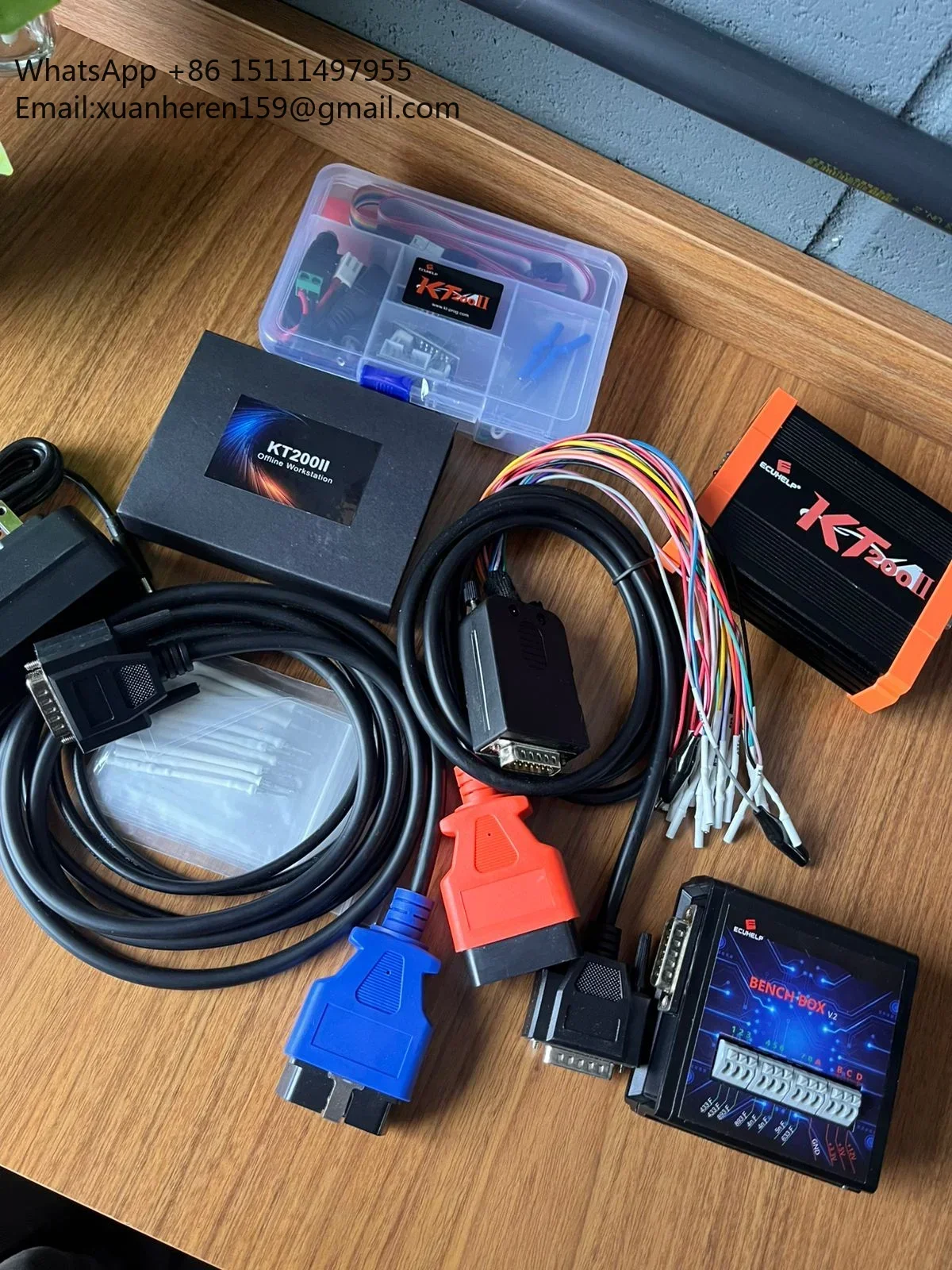 ECUHELP KT200II KT200 Gen2 Master Version Programmer with Offline Workstation KT200 V2 for Car Truck Motorbike Tractor Boat