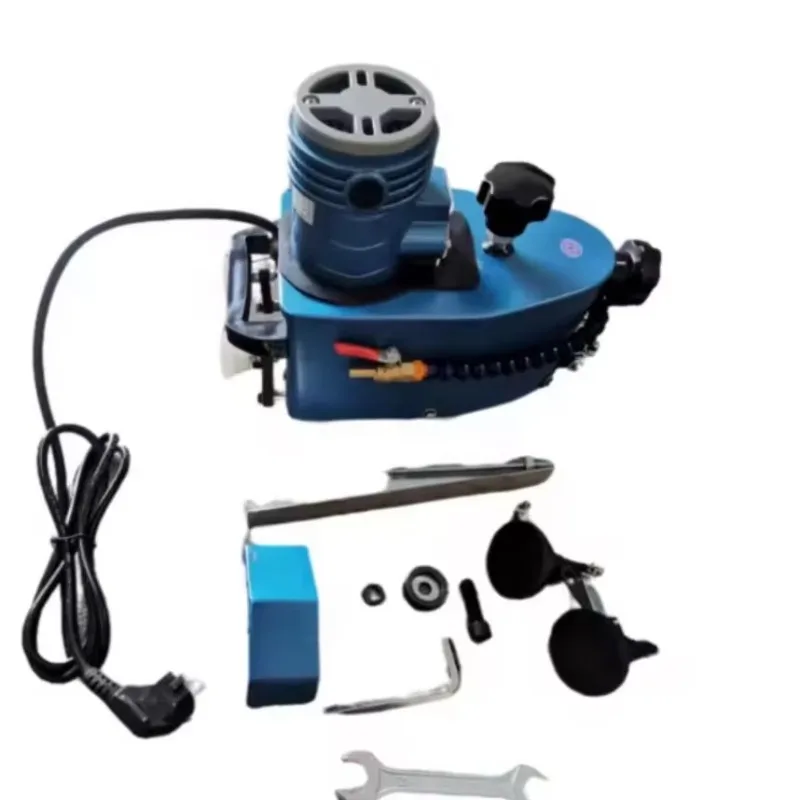 Floating infinite glass polishing machine and grinder