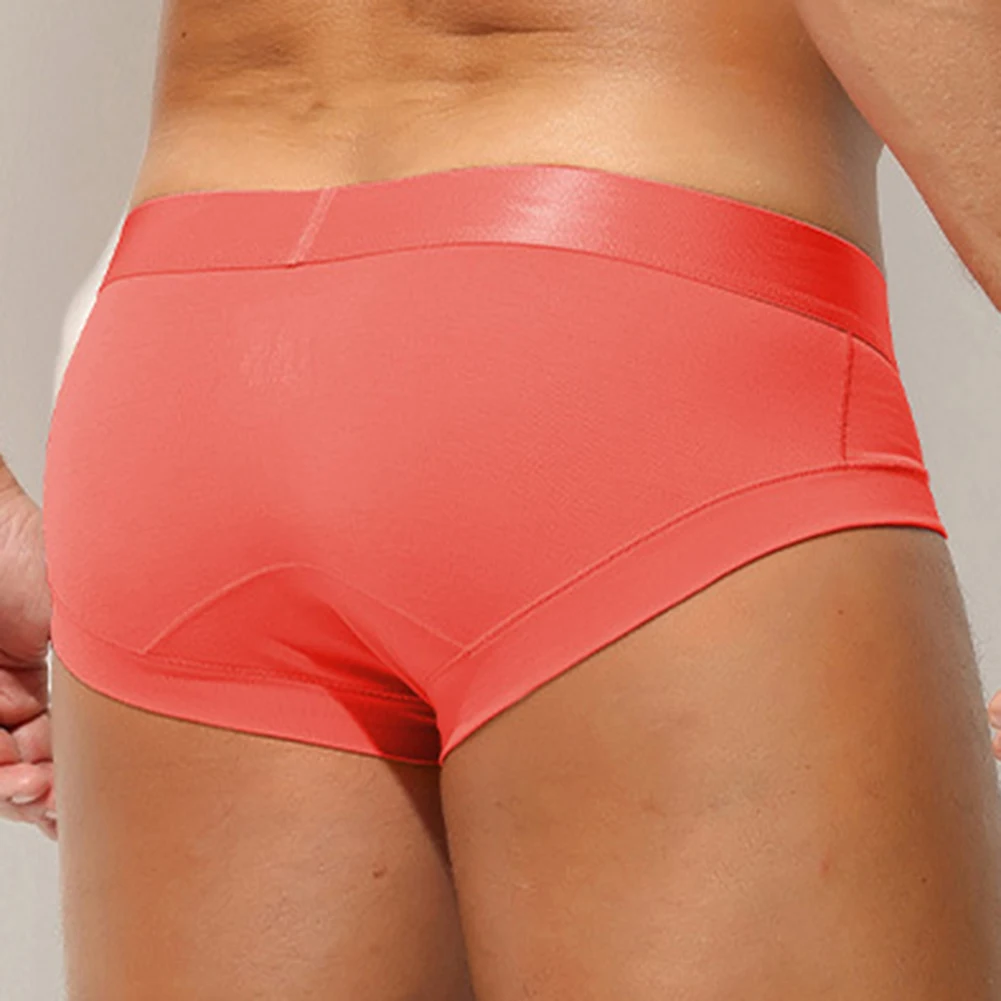 

Мужские сексуальные дышащие трусы с мешочком, мягкое нижнее белье для горячих мужчин, сумка для пенисов, хлопковые трусы, быстросохнущие трусы, летние мужские трусы