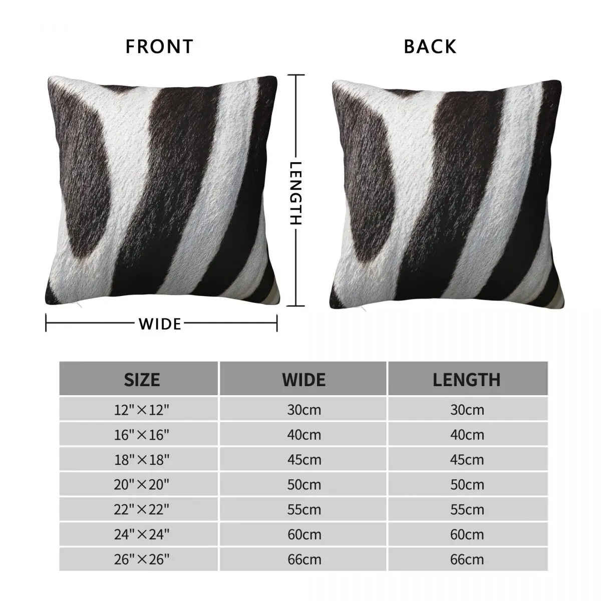 Zebra Mask Black And White Square Pillowcase Polyester Linen Velvet Pattern Decorative Pillow Case Bed Cushion Cover Wholesale