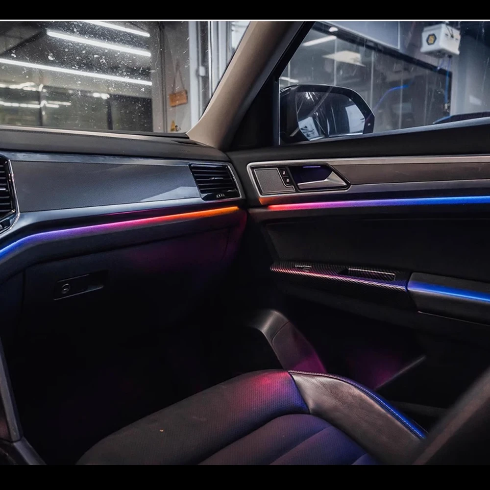 For Volkswagen VW Teramont Teramont x 2017-2025 64 color Ambient light upgrade Door LED symphony breathing mode Atmosphere light