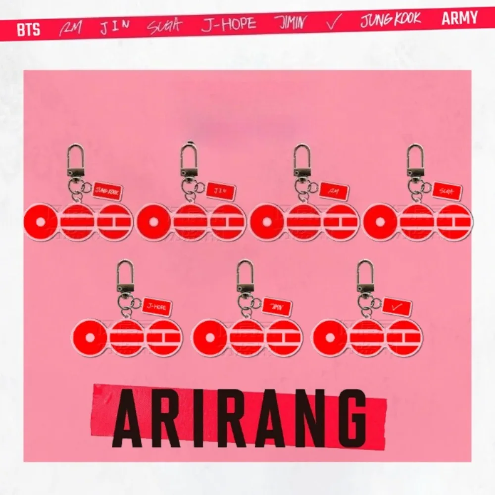 

Брелок-подвеска для рюкзака с изображением JIN, RM, J-HOPE из корейской мужской группы BTS (Arirang), мультяшный дизайн, аксессуар, подарок на фестиваль