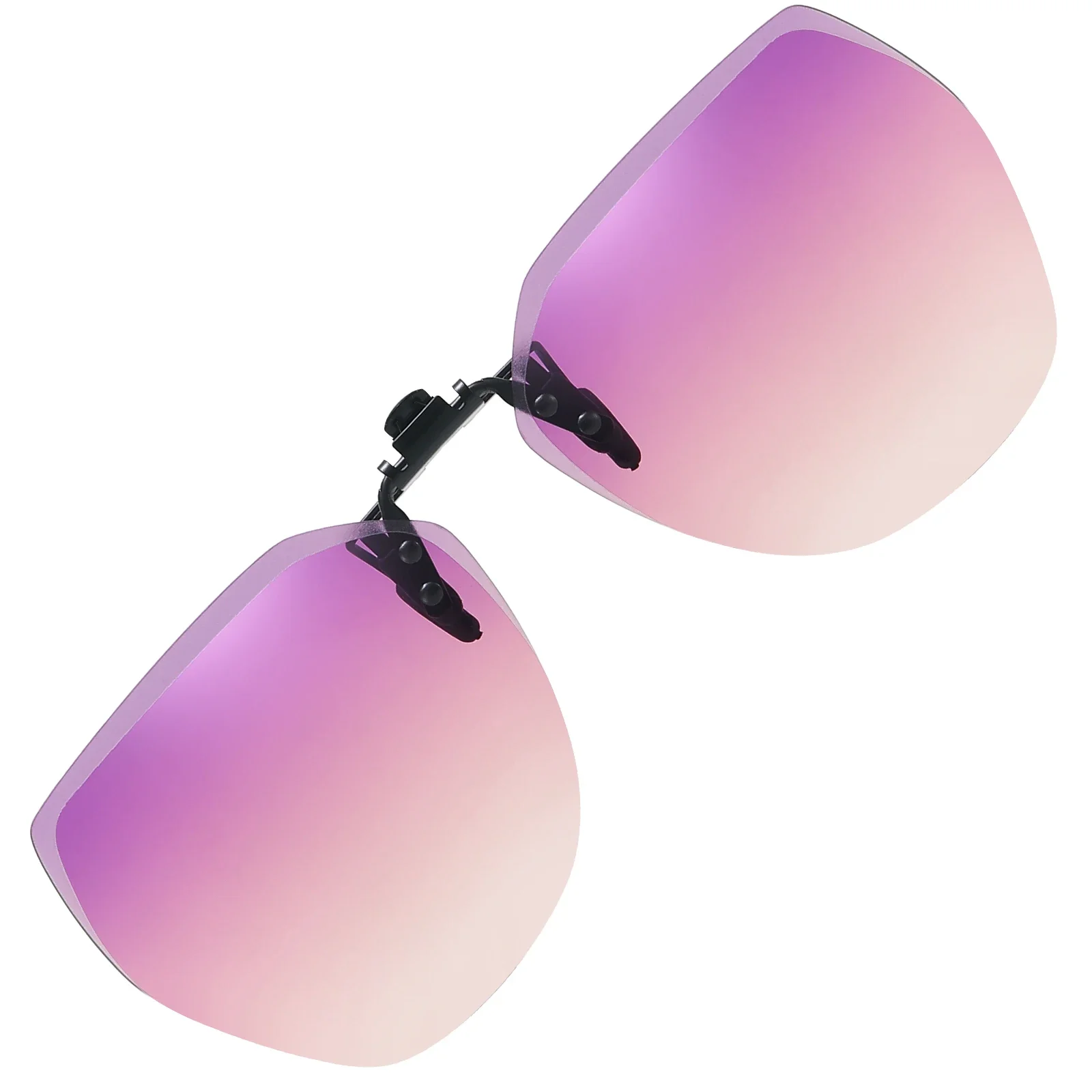 Veithdia polarisiertes Angeln im Freien Clip-On Flip-Up-Clip randlose Sonnenbrille für verschreibung pflicht ige Brille-Tac-Linse mit UV400 B11 – Detail 7