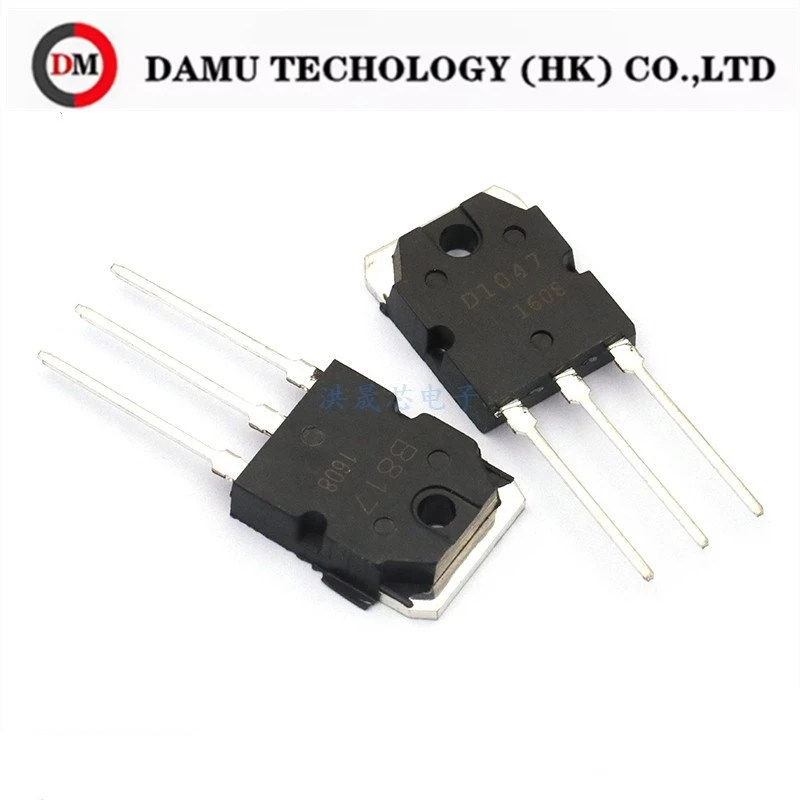 

5pairs 2SB817 2SD1047 ( 5pieces 2SB817 + 5pieces 2SD1047 )