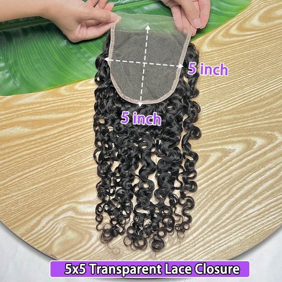 

Бирманские вьющиеся 5x5 прозрачные кружевные человеческие волосы натурального цвета, предварительно выщипанные отбеленные узлы, невидимые кружевные необработанные девственные волосы