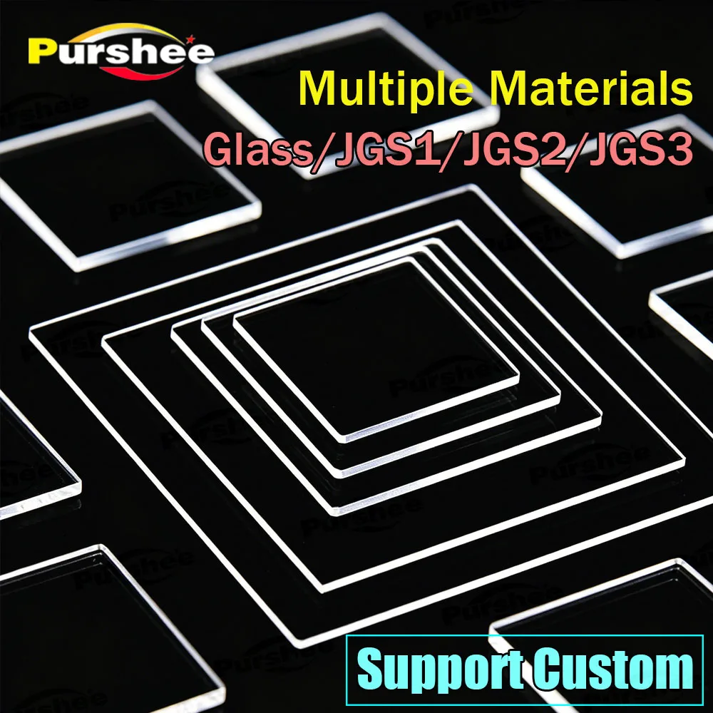 JGS1 Quarzglas-Rundplatte, hohe UV-Transparenz, hitzebeständig, ultradünne optische Quarzscheibe, Durchmesser ≥30 mm – Detail 2