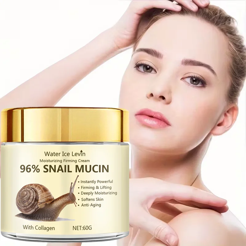 96 % Snail Mucin Feuchtigkeitsspendende Straffungscreme mit Kollagen, spendet tiefem Feuchtigkeit, Strafft und Strafft für glattere, jugendliche Haut – Detail 5