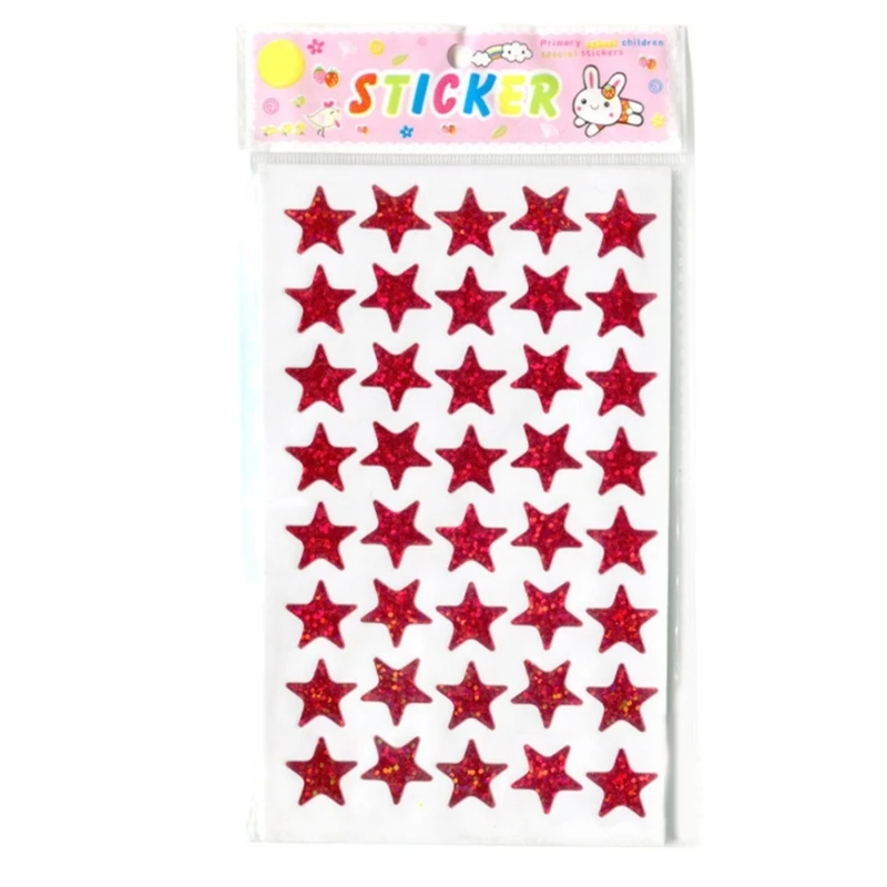 10 Sheet Mini Kindergarten Award Stickers Teacher Praise Label Award Five-pointed Star Back to School Stationery Dropshipping