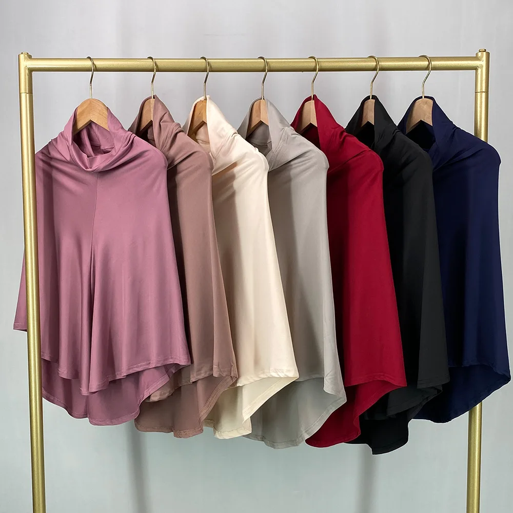 Women Overhead Khimar Amira Muslim Hijab Prayer Garment Niqab Nikab Djellaba Islam Hijabs Arab Headscarf Abaya Dress Head Wrap