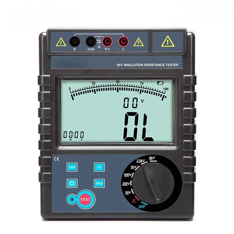 

VKCR3480B Высокоточный тестер сопротивления изоляции цифрового дисплея с возможностью 5000 В