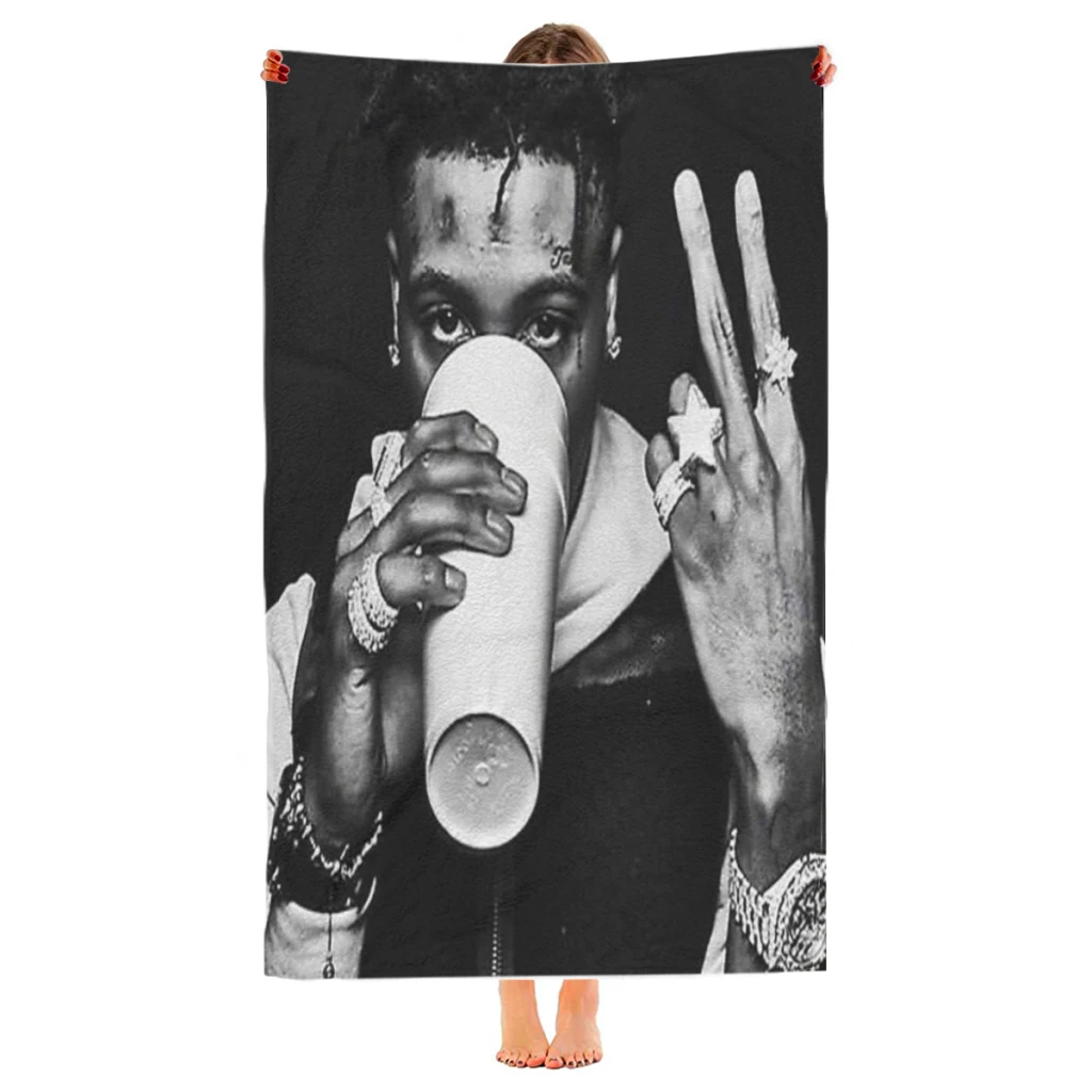 Microfiber Beach Towel Sixboy Young Boy Never Broke American Print Quick Dry Sandless Beach Blanket Soft Comfortable for Men