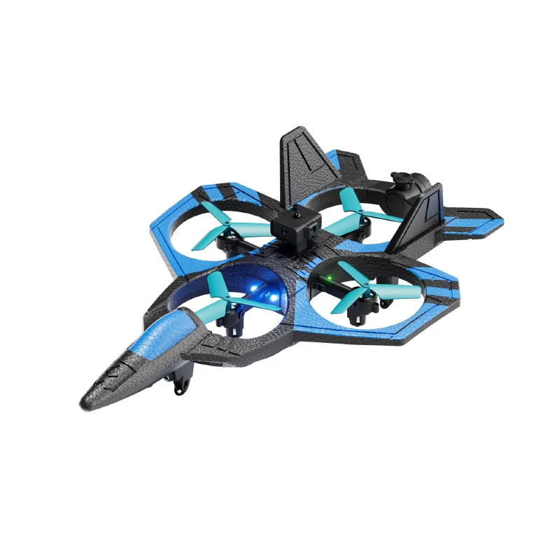 Obstacle avoidance V46 remote control aircraft, children's spray fighter, aerial boy toy foam glider drone