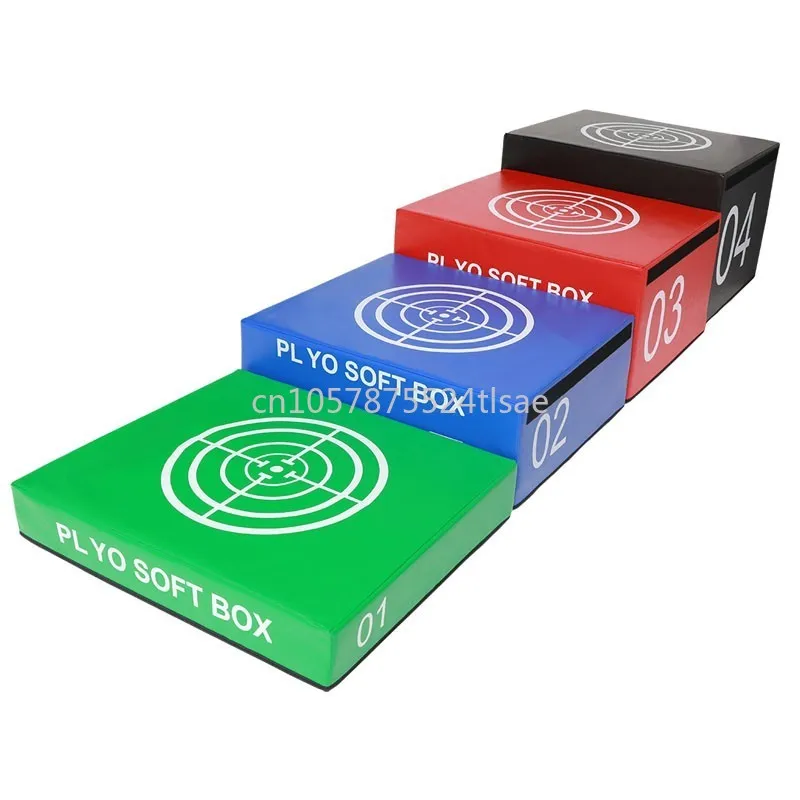 Jumping Box Soft Gym 4-in-1  Power Physical Fitness Jumping Power Combination Fitness Training Jumping Box for Children