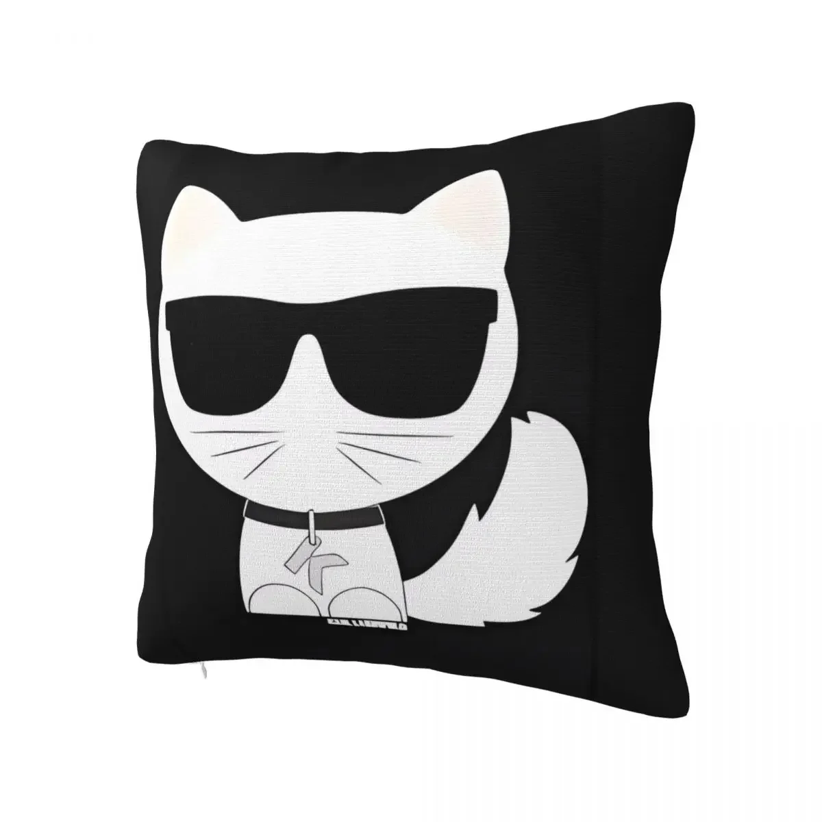 Cat Pillow Cover Fashion Sunglasses Pet Cushion Cover Design Pillow Case Kawaii Pillowcases For Sofa Bedroom Home Decor