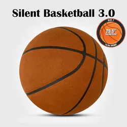 Grooved Silent Basketball 29.5'' Foam Basketball Indoor Training Silent Ball Dribbling Indoor Quietly Bounce Basketball No Noise