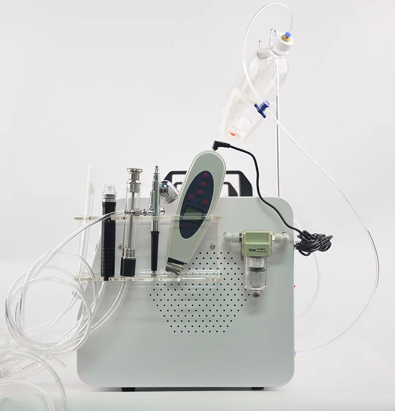 5 in 1 Water Dermabrasion Jet Peel Diamond Microdermabrasion Skin scrubber สเปรย์ปืนผิวไวท์เทนนิ่งเครื่องทําความสะอาดลึก