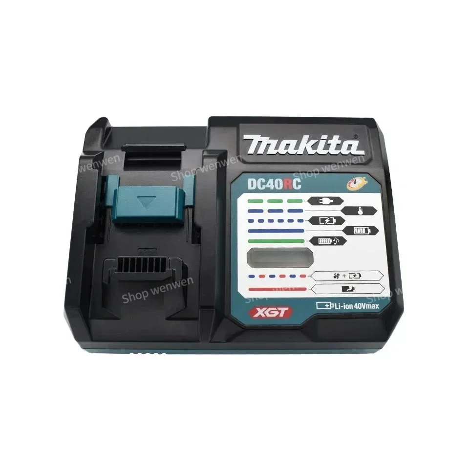 Makita DC40RA 40V Max XGT Rapid Optimum Charger Digital Display Original 40V Lithium Battery Charger Dual Fan Design