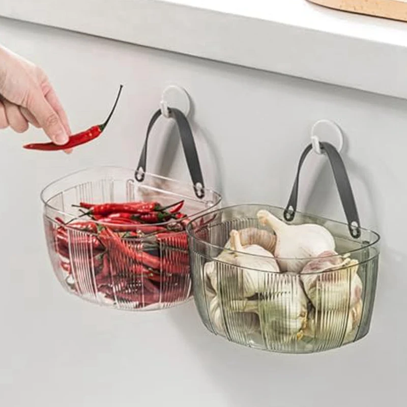 2 шт., домашняя настенная корзина, вешалка для растений, подвесные корзины для беспорядков, подвесной органайзер для хранения, горшки для растений, прочный для ванной комнаты