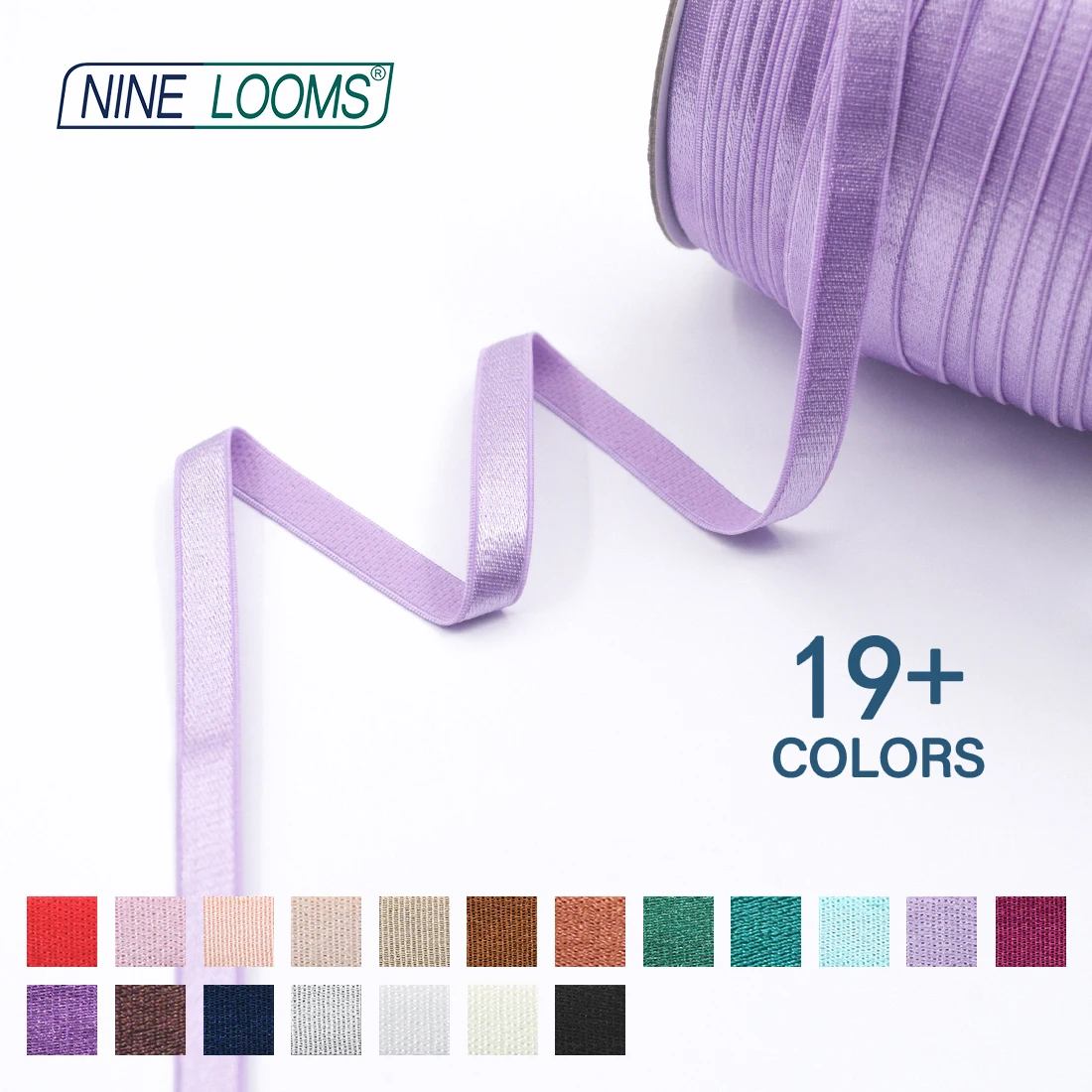 NINE LOOMS Bra Strap Elastics Band 3/8\