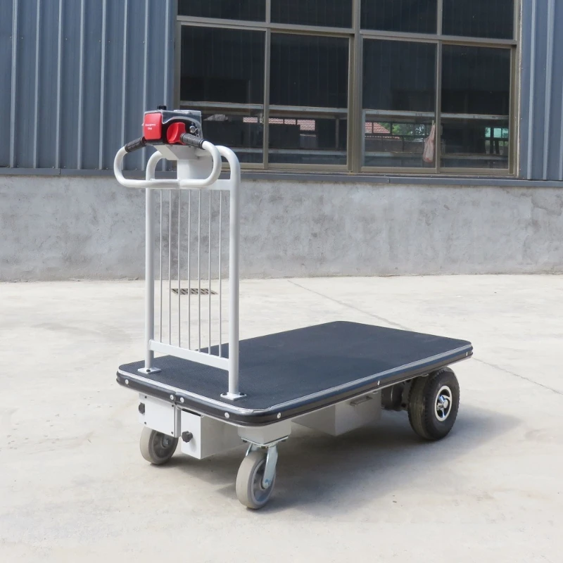 

Electric flat truck High-end guardrail Assembly parts Turnaround truck Heavy material handling trolley
