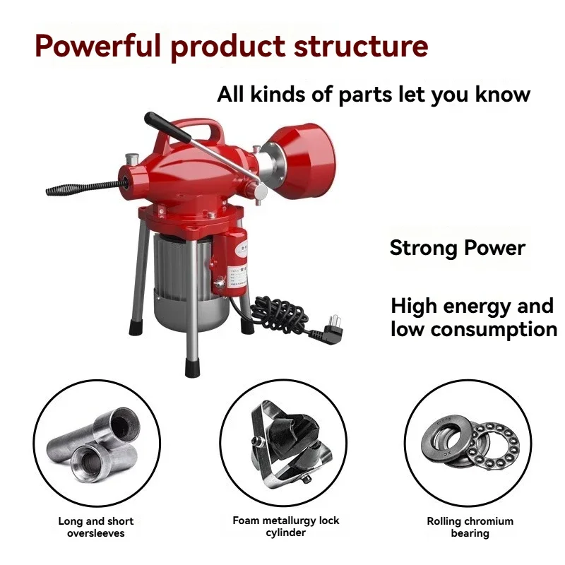 2026 Professional Sewer Dredge Artifact Sewer Dredge Special Dredge Electric Toilet Blockage