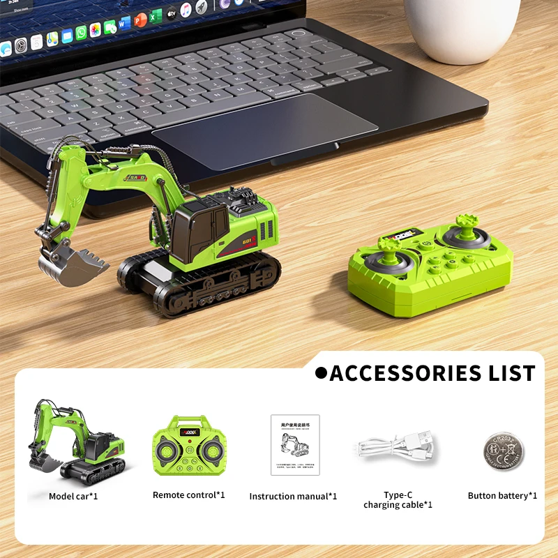 Excavator-Green
