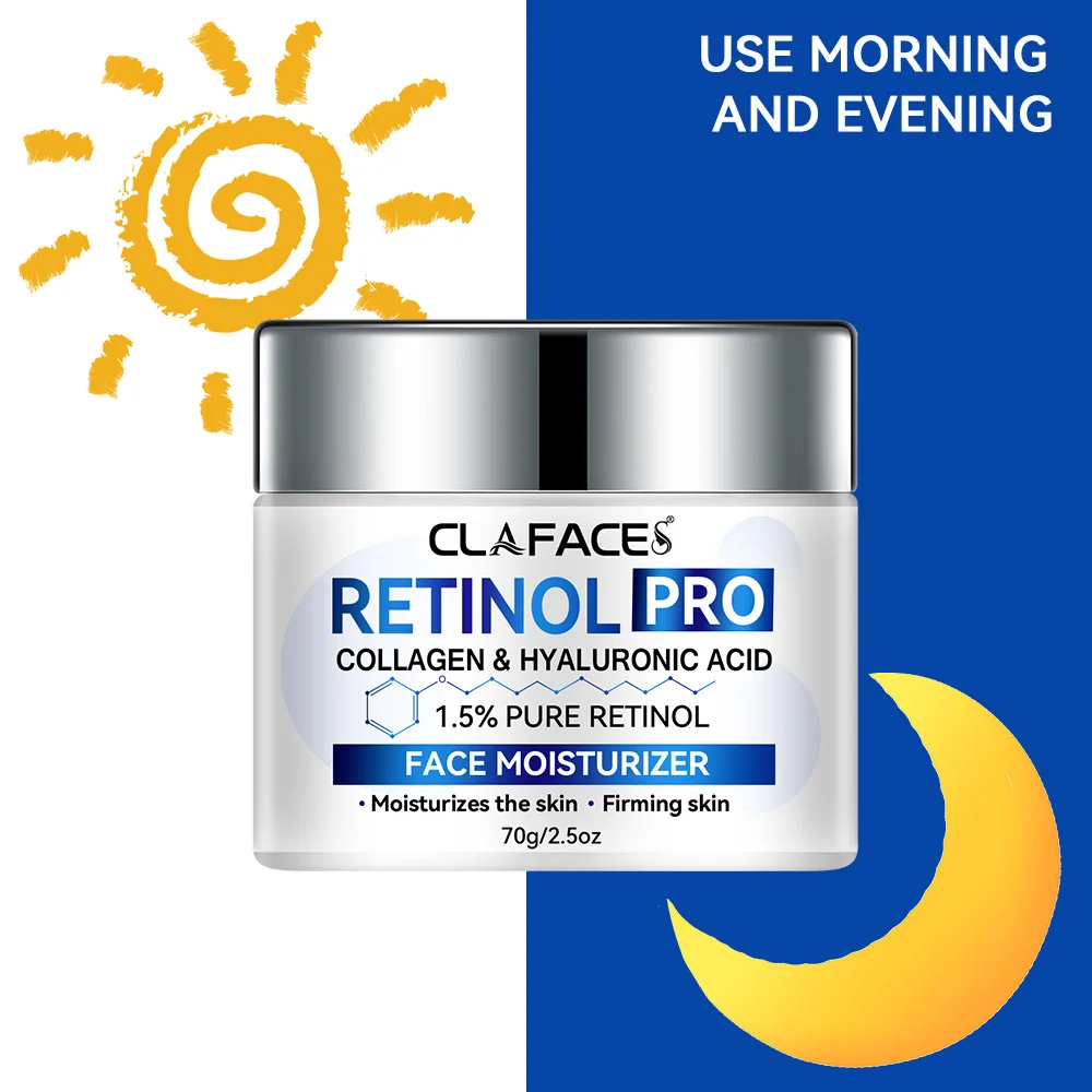Retinol Pro Reparaturcreme |   Anti-Früher-Aging, reduziert feine Linien und dunkle Flecken |   48H langanhaltende Feuchtigkeit |   Herbst/Winter