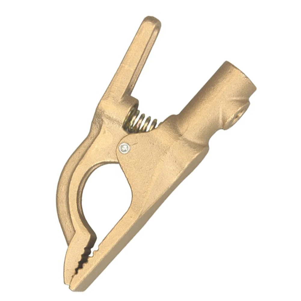 300A Brass Earth Clamp 32mm Opening Welding Grounding Cable Clip For For Argon Submerged Welding Machine Accessories Tool
