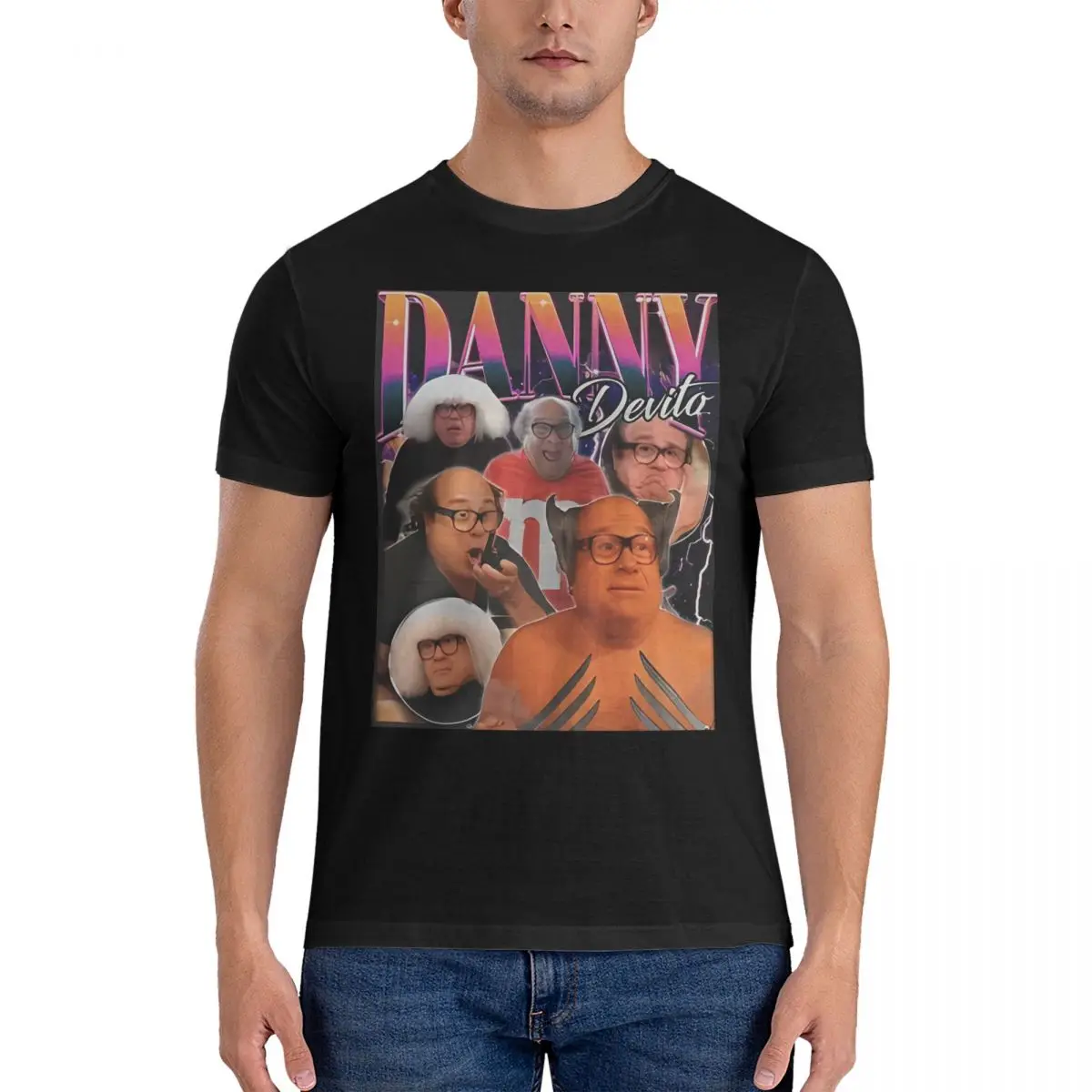 Men Women's Funny Danny Devito Graphic T Shirts Hip Hop Vintage Cotton Clothes Unique Short Sleeve Tees Gift Idea T-Shirts