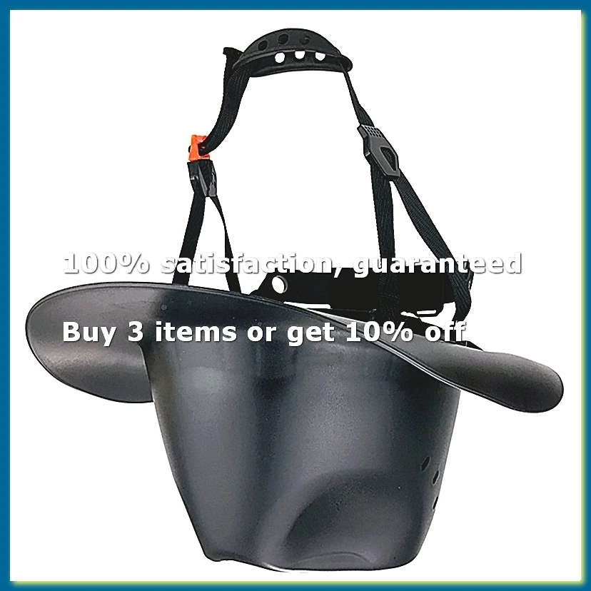 Cowboy Safety Helmet with Vent Hole HDPE Full Brim Hard Hat for Outdoor Construction Railway Rescue Work Cap A